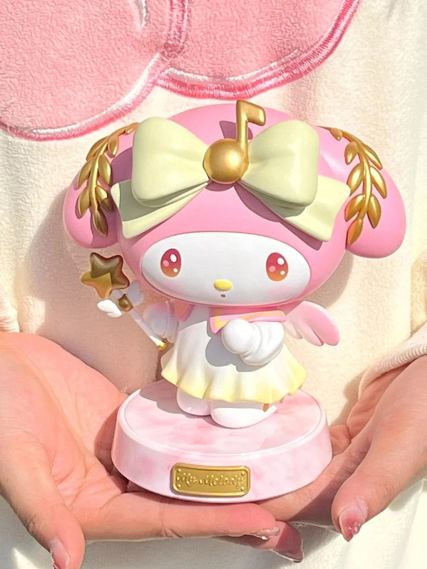 Kuromi Demon and My Melody Angel Figure