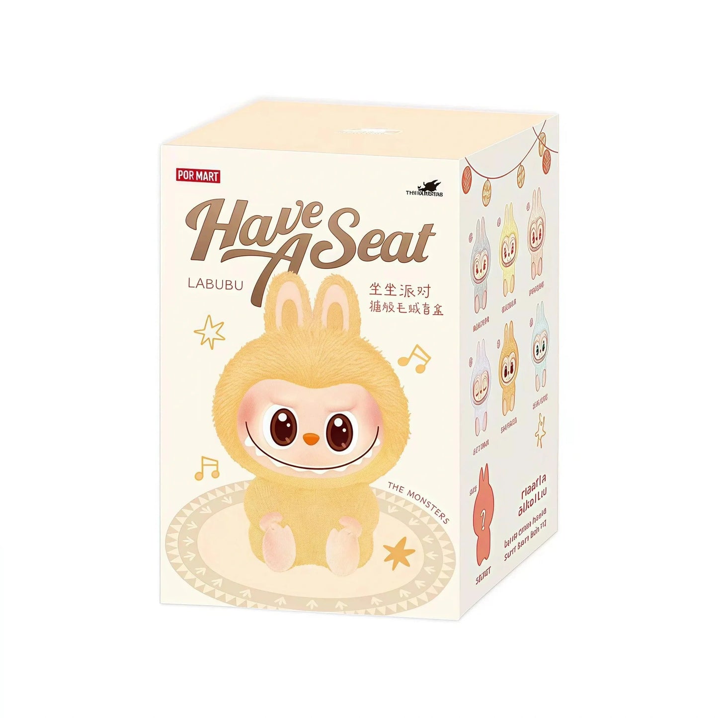 Labubu The Monsters Seated Party Vinyl Face Blind Box