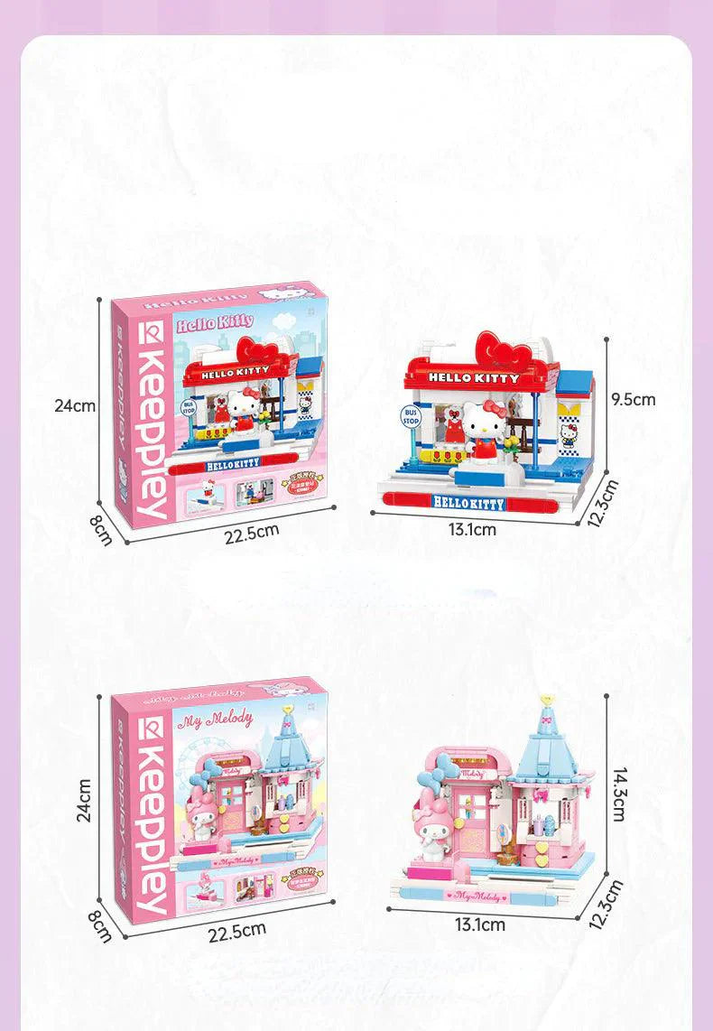 Sanrio Let's Build A House Together Building Block
