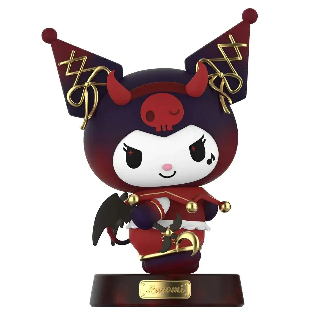Kuromi Demon and My Melody Angel Figure