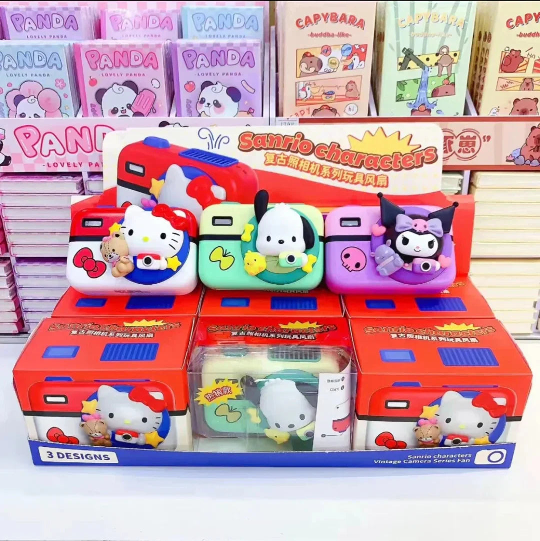 Sanrio Camera-Style Mini Fan Blind Box