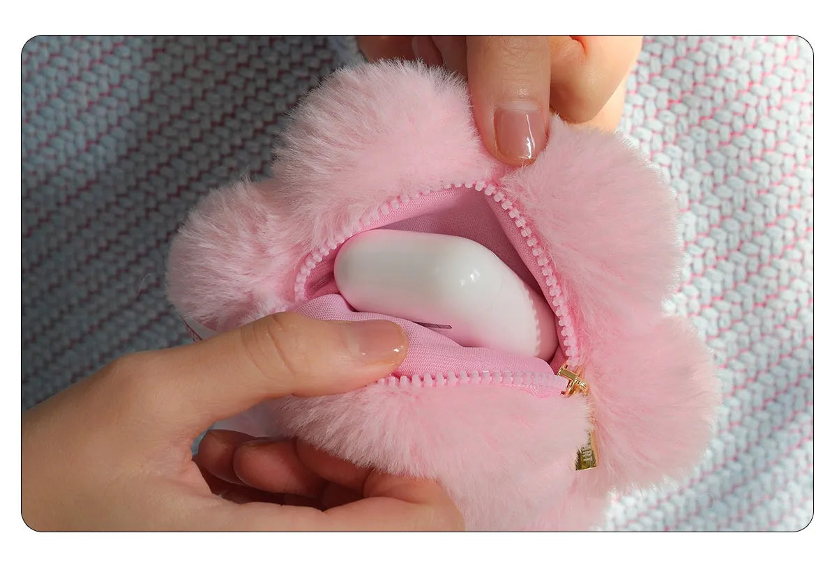 CRYBABY Sad Club Series-Silicone Plush Earphone Bag