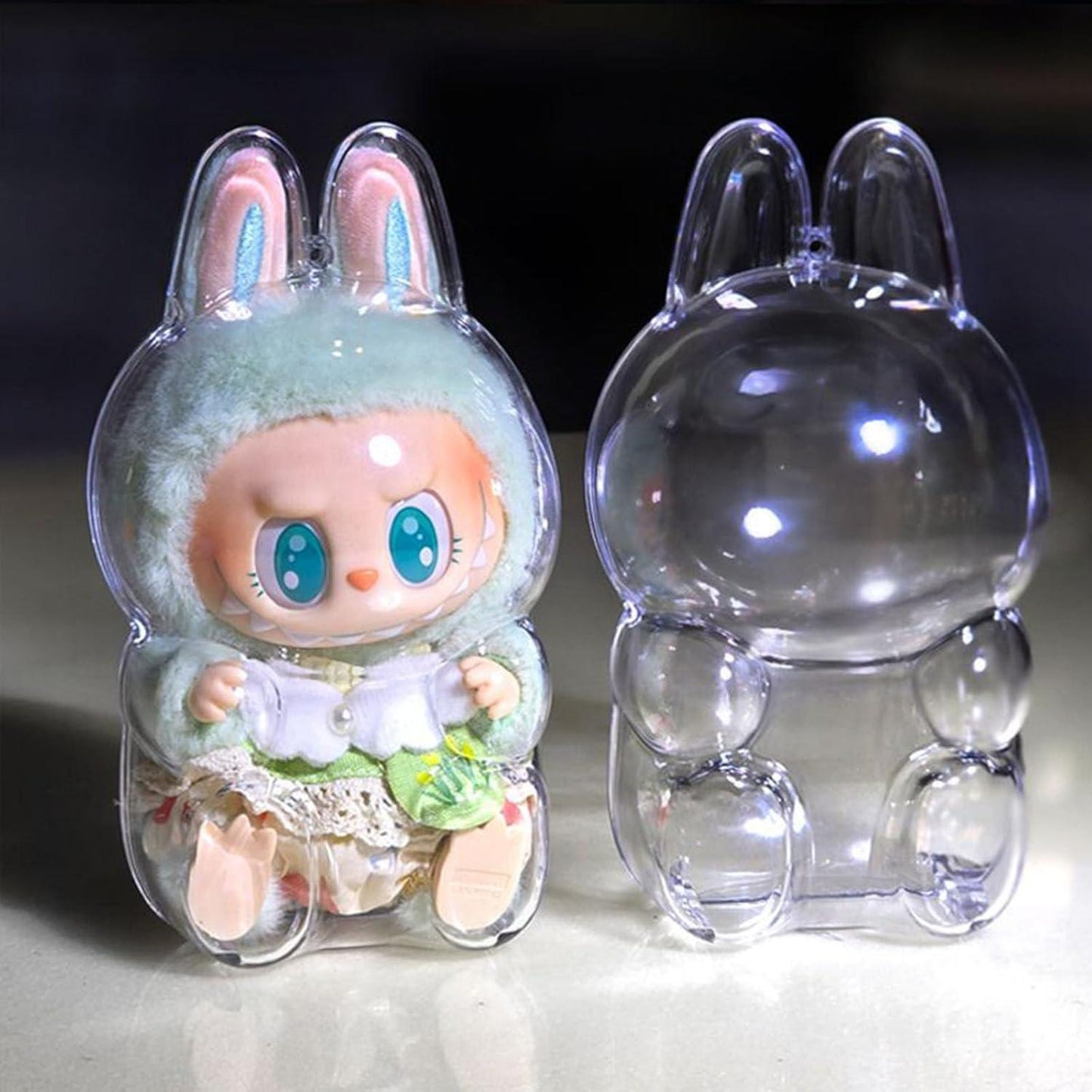 Clear Case for Labubu Have A Seat