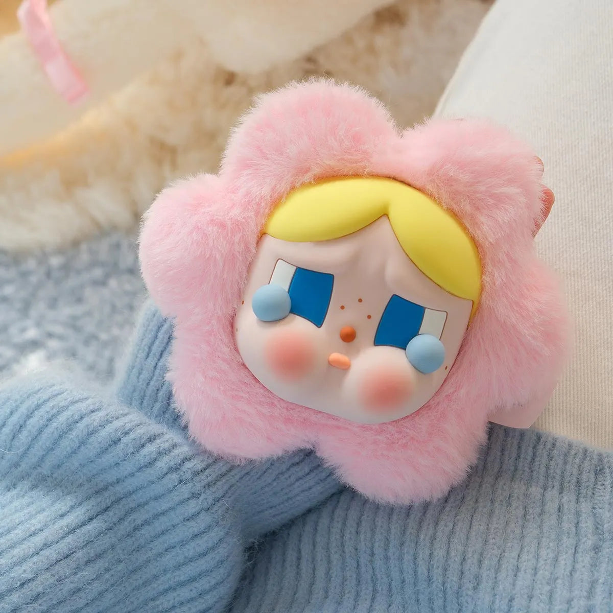 CRYBABY Sad Club Series-Silicone Plush Earphone Bag