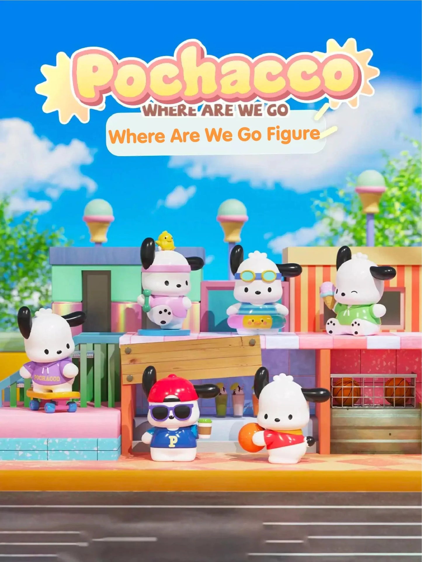 Pochacco Where Are We Go Figure
