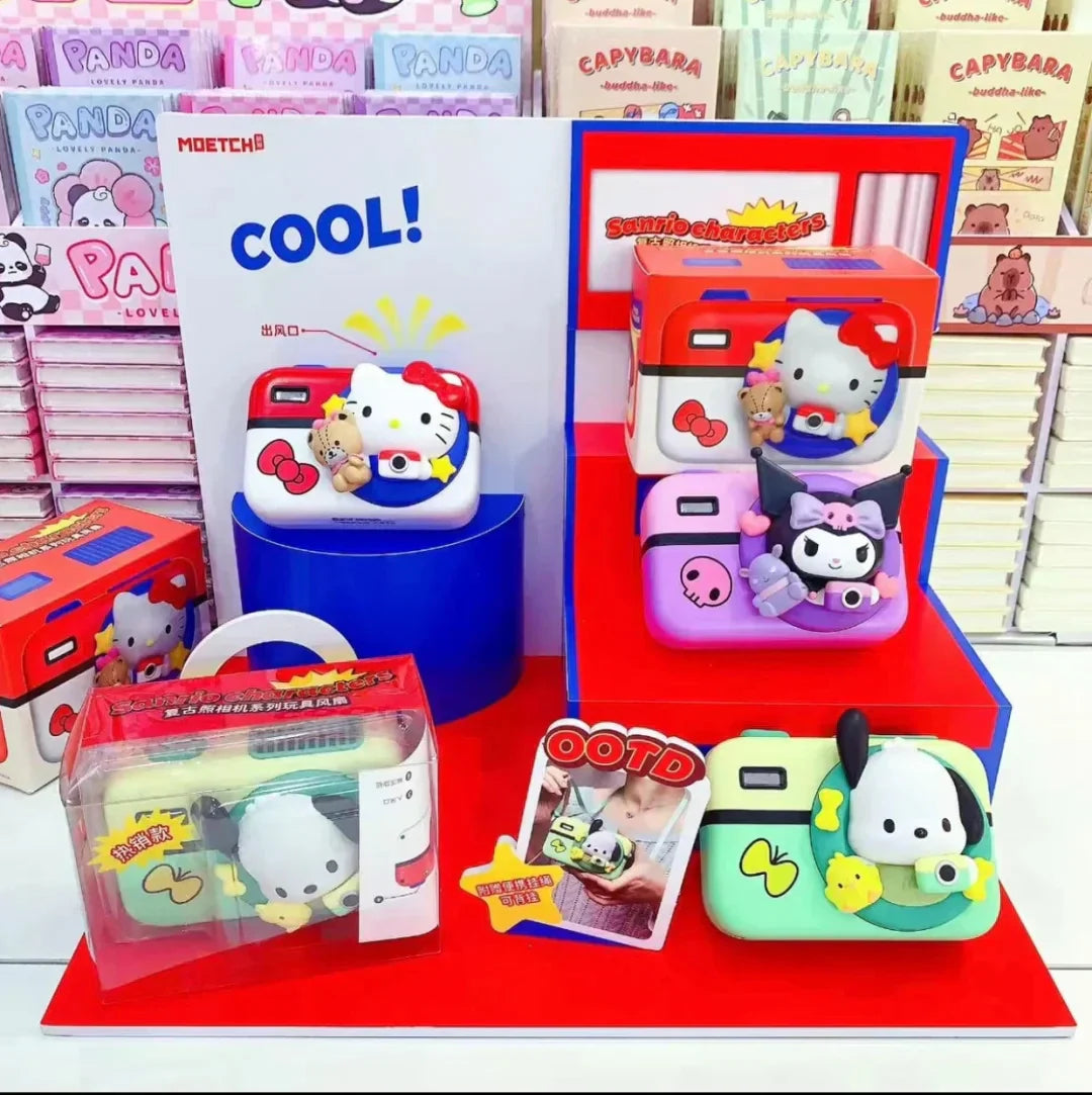 Sanrio Camera-Style Mini Fan Blind Box