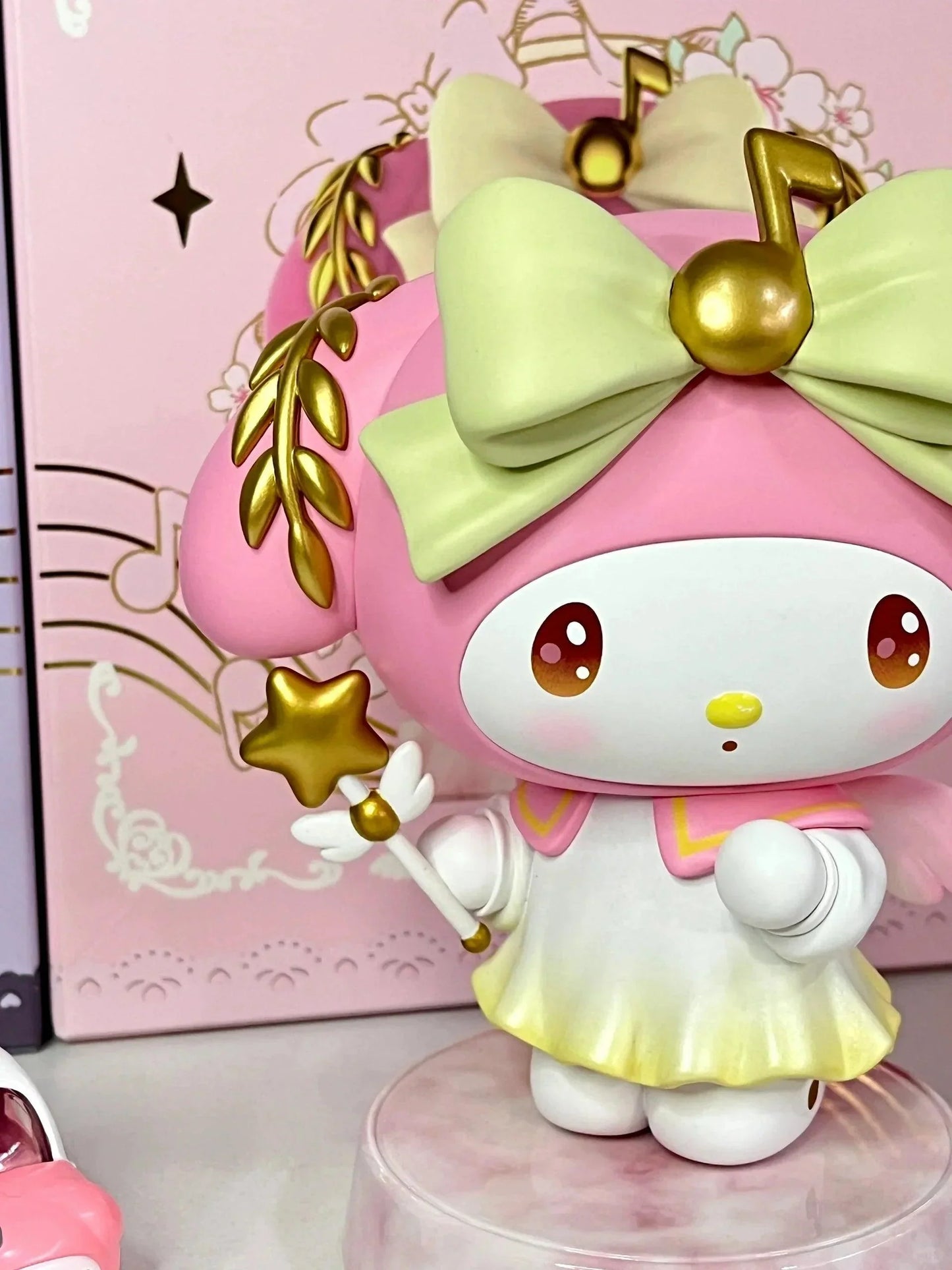 Kuromi Demon and My Melody Angel Figure