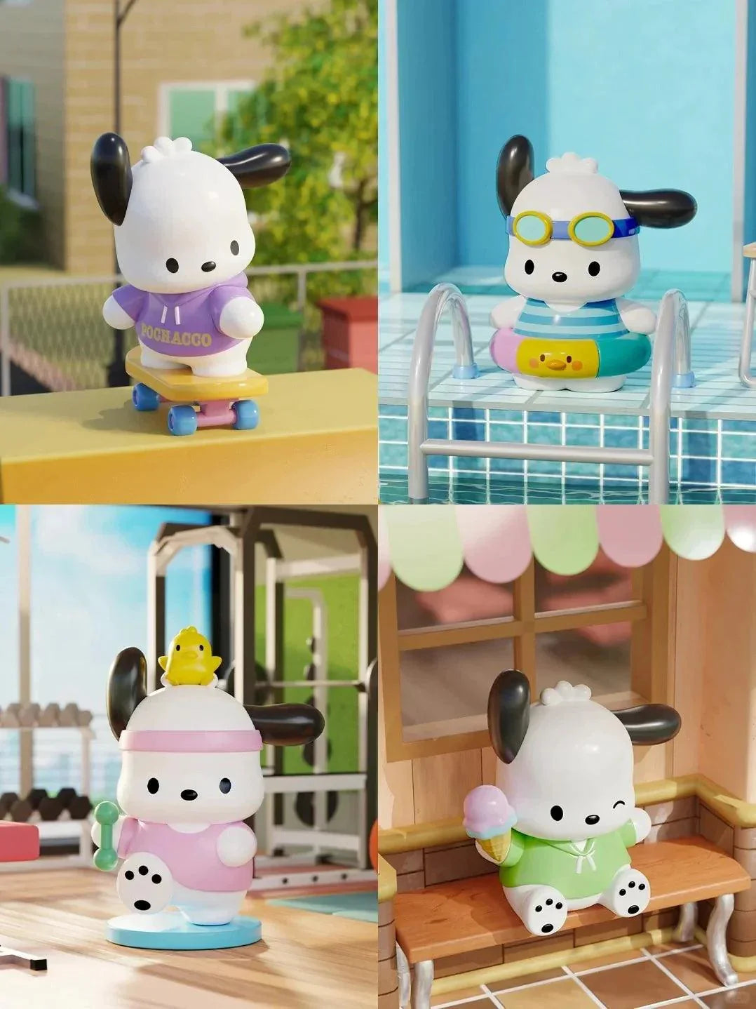 Pochacco Where Are We Go Figure
