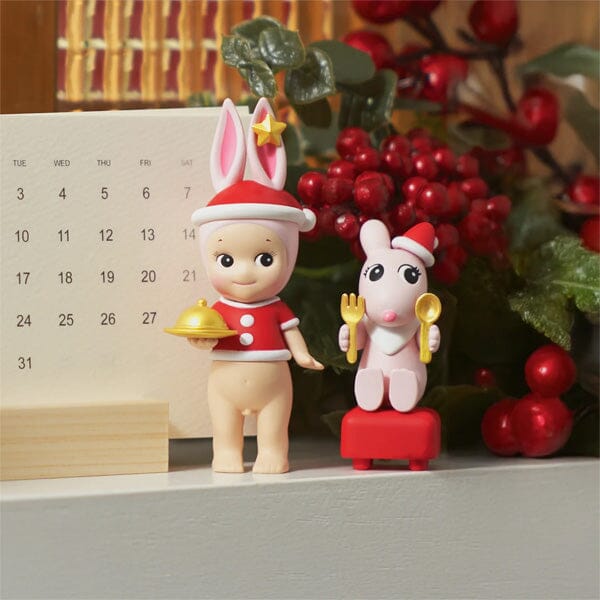 Sonny Angel Collectable Mini Cherub Figurines Christmas Dinner Series Blind Box