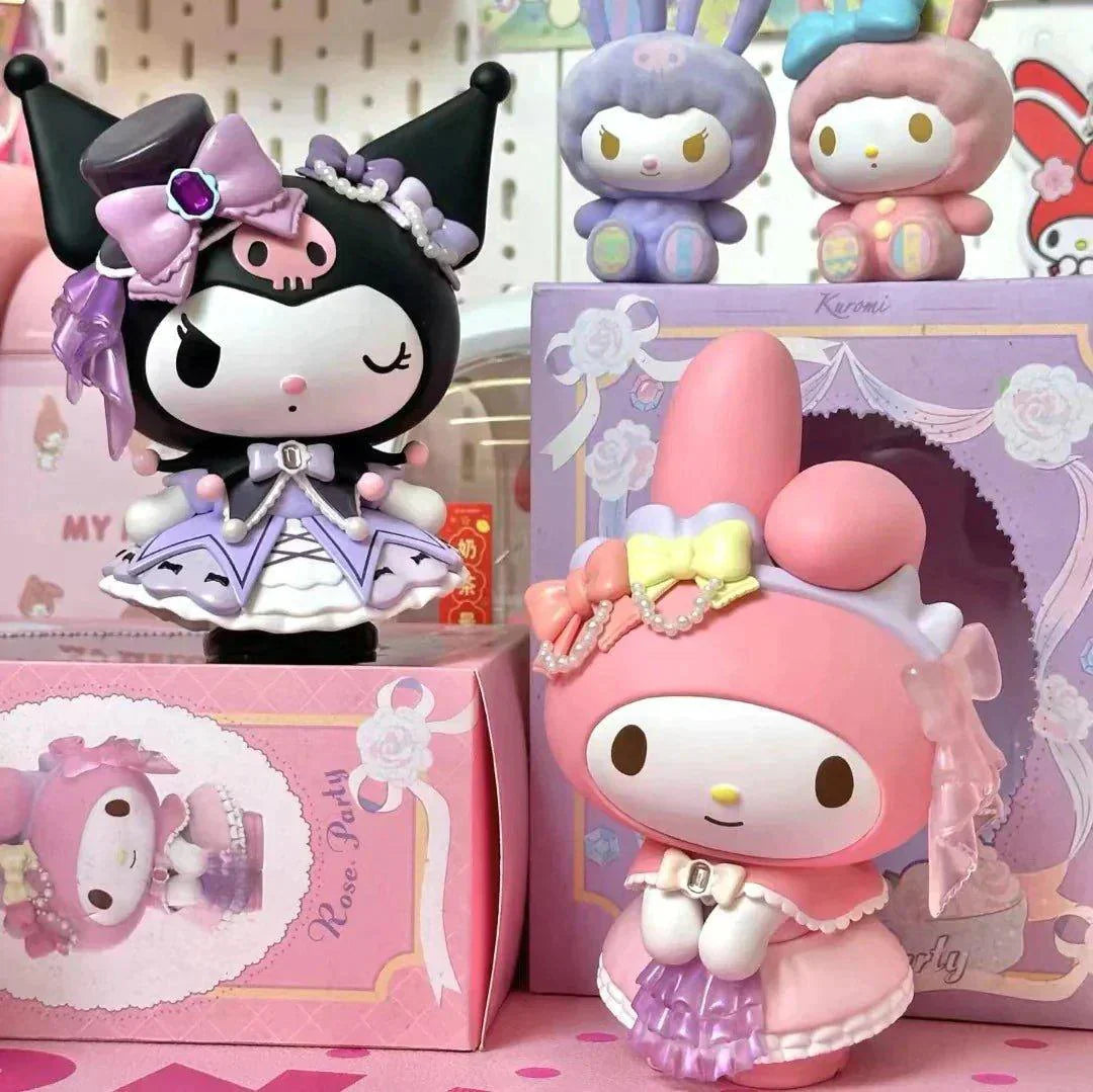My Melody & Kuromi Rose Party Large Figurines